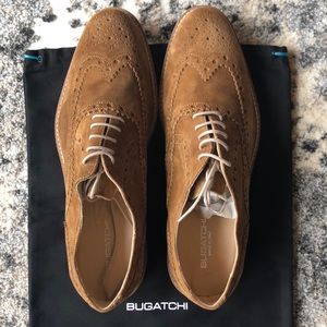 Bugatchi Men Shoe Size 11/ New Suede Wingtip style